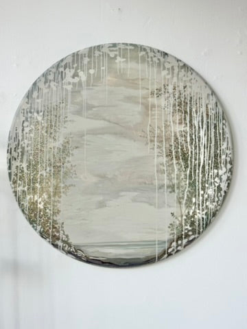 "Reigning Love" round landscape