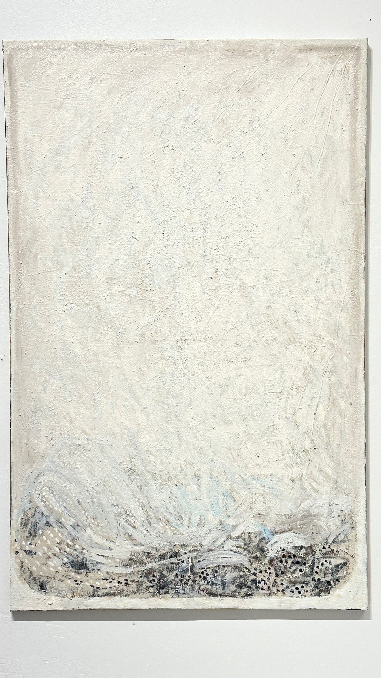 "Hallowed" abstract oil painting 72" x 48"