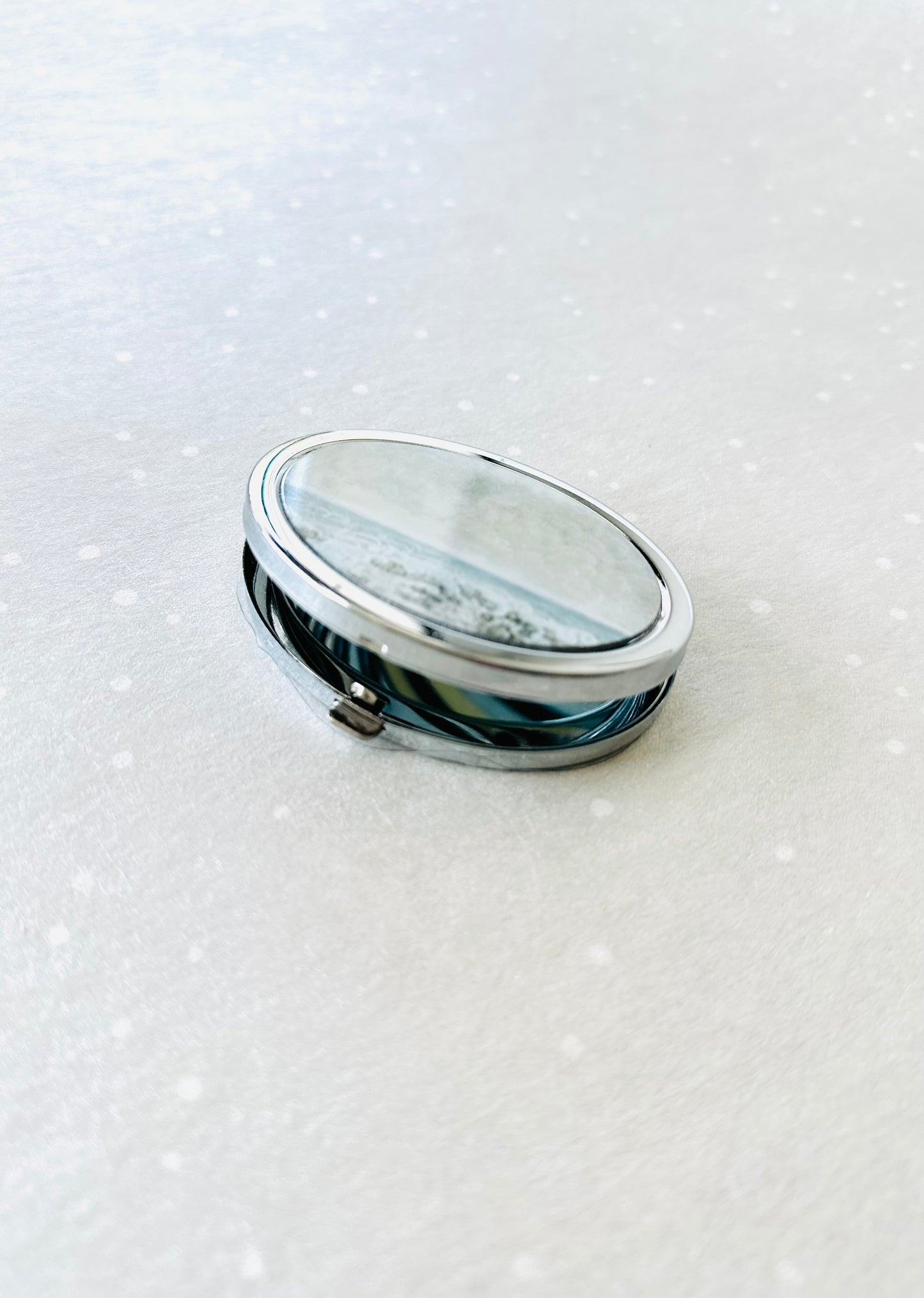 Compact Mirror with Seascape