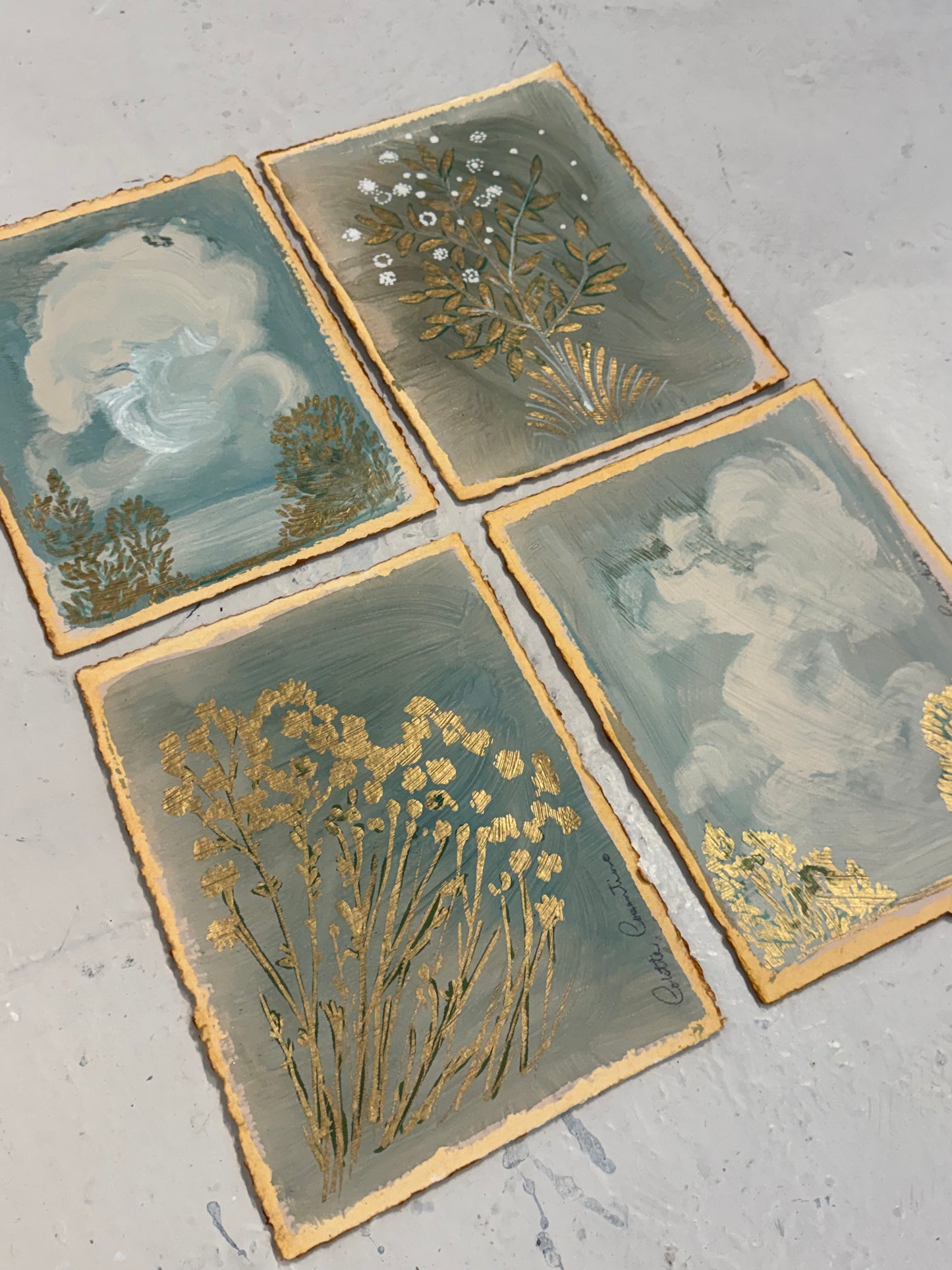 For Lynn Cranell : 4 works on paper