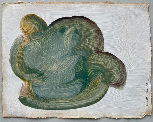 "Intent" abstract work on paper