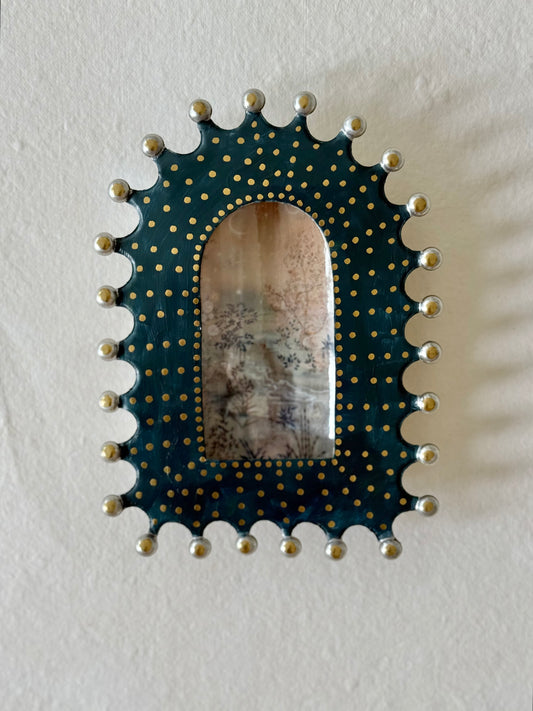 for Annie:ART OBJECT: "Encanto" print, housed by a Mexican tin frame