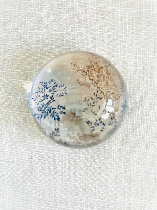 Round Dome paperweight by Colette Cosentino