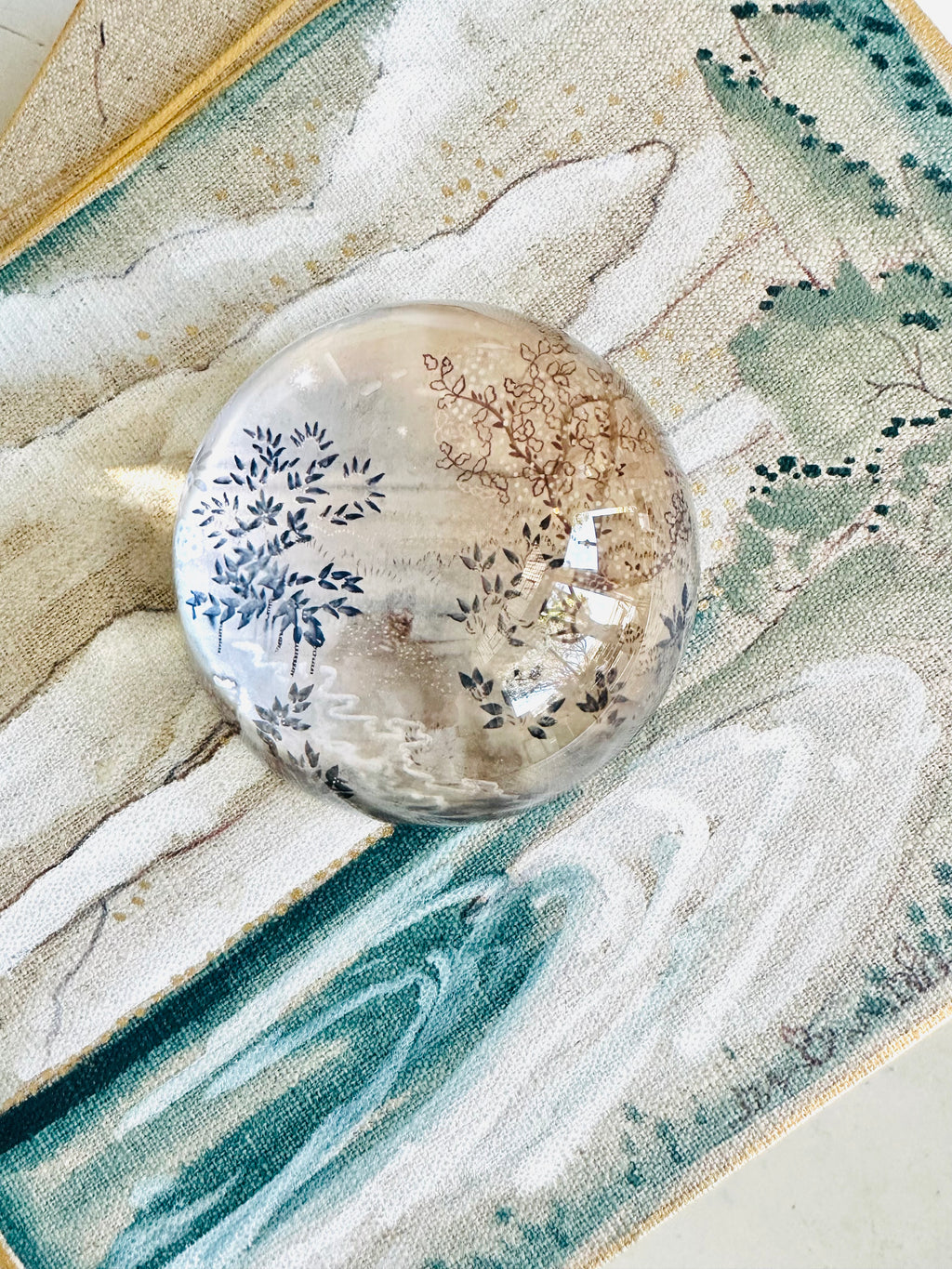 Round Dome paperweight by Colette Cosentino