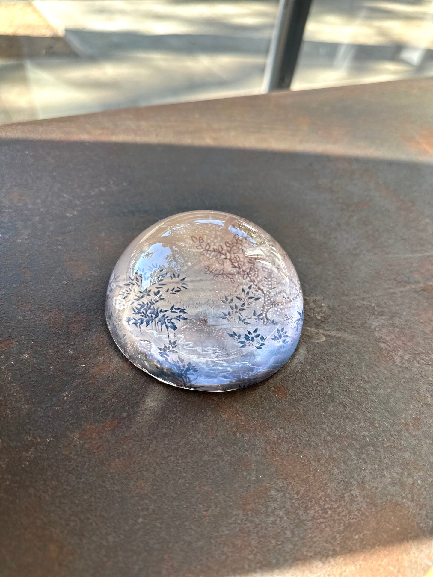 Round Dome paperweight by Colette Cosentino