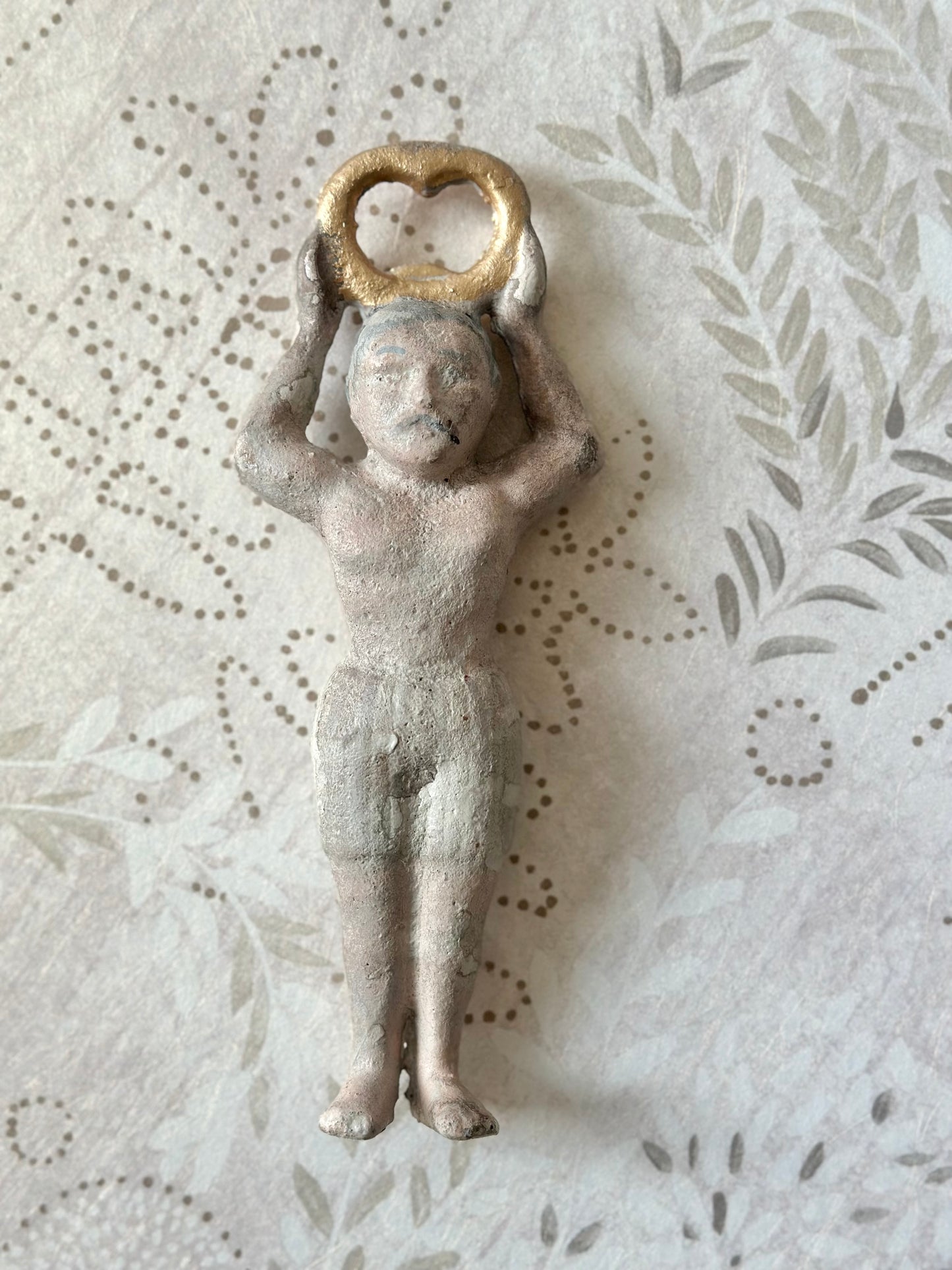 Hand Painted Metal Vintage Boxer Bottle Opener