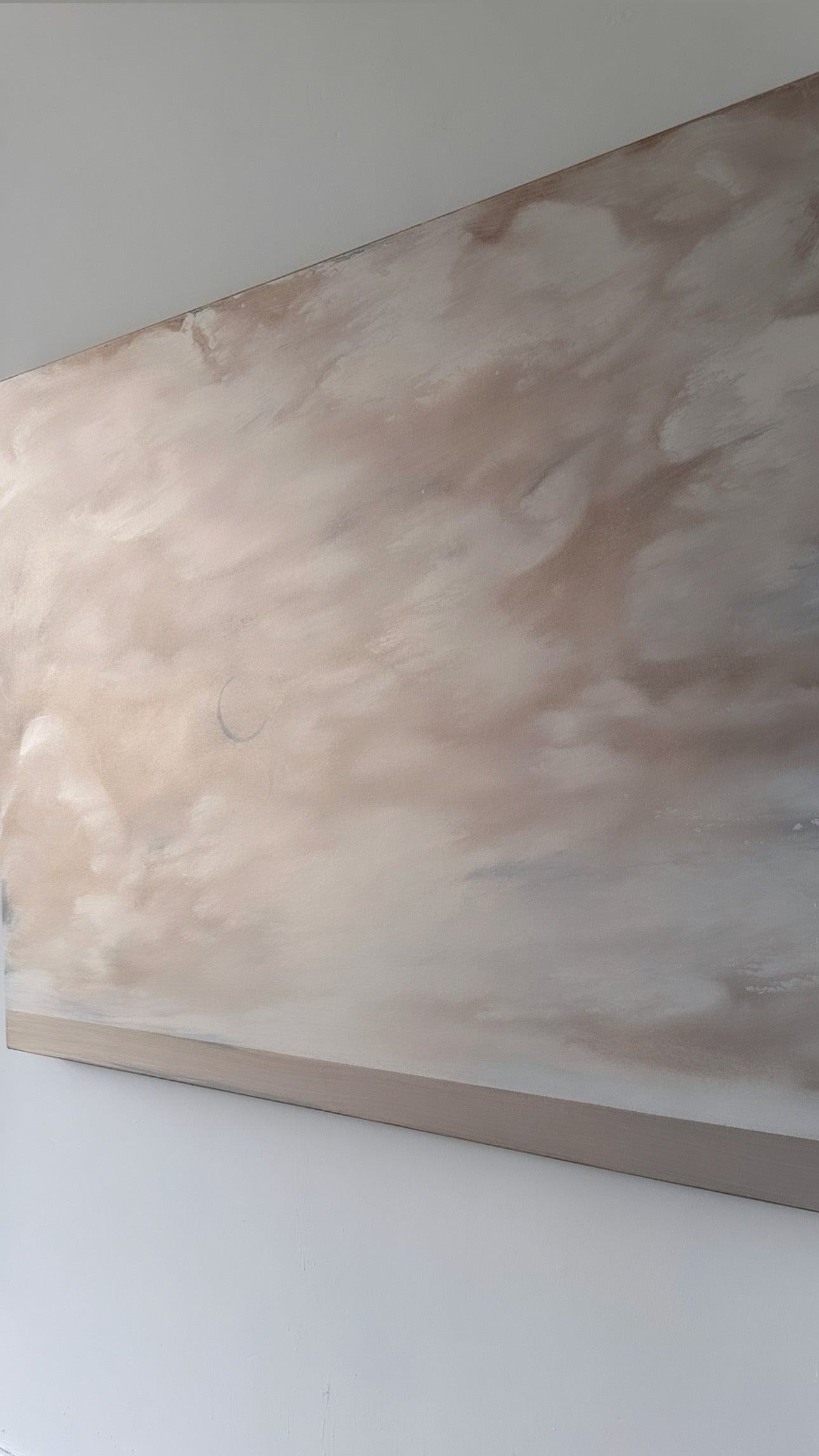 "The Wind Rose and Whispered" 48"x60" abstract seascape painting