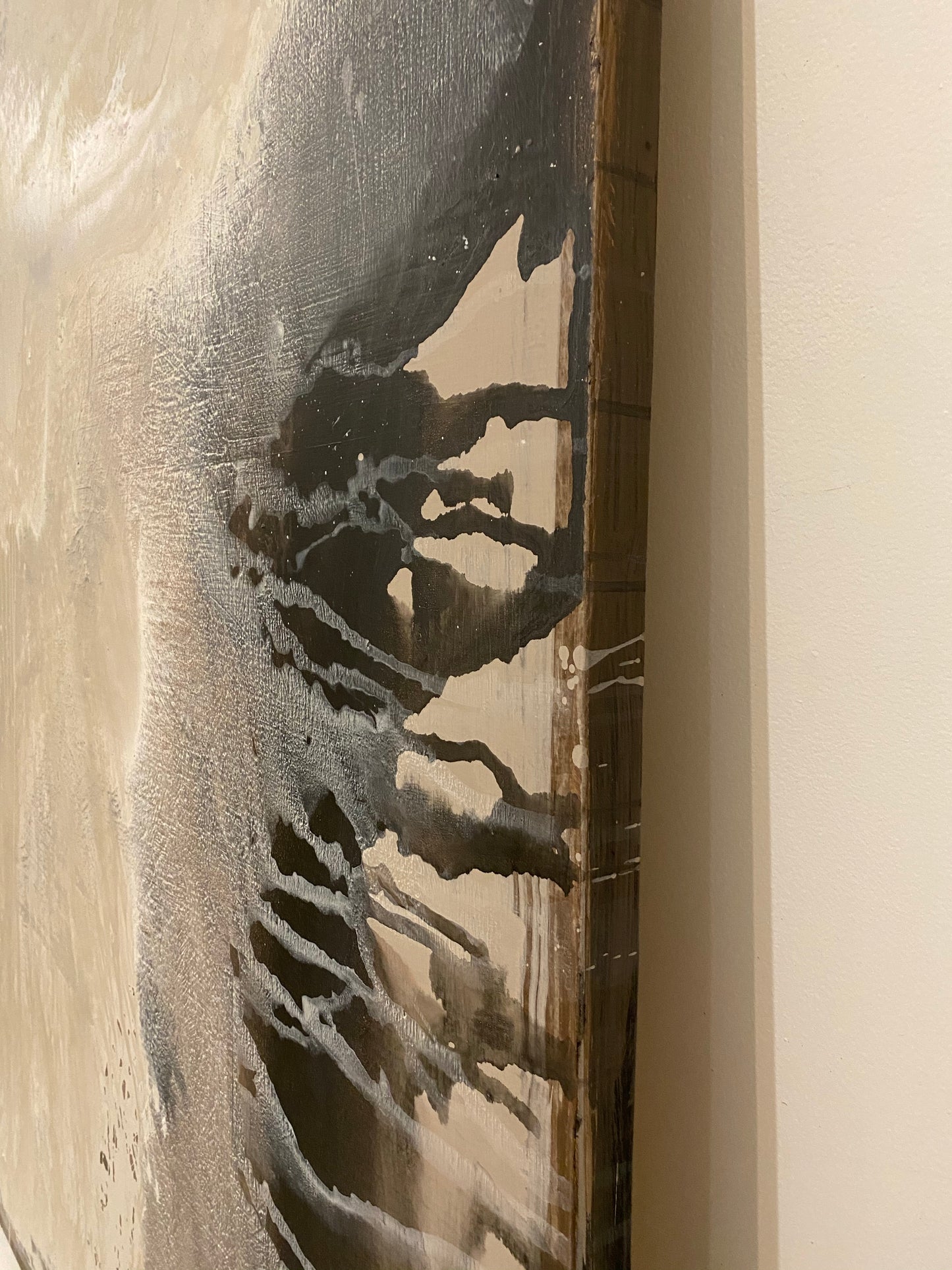 “Roll” (with it) 60” x 72” acrylic on canvas