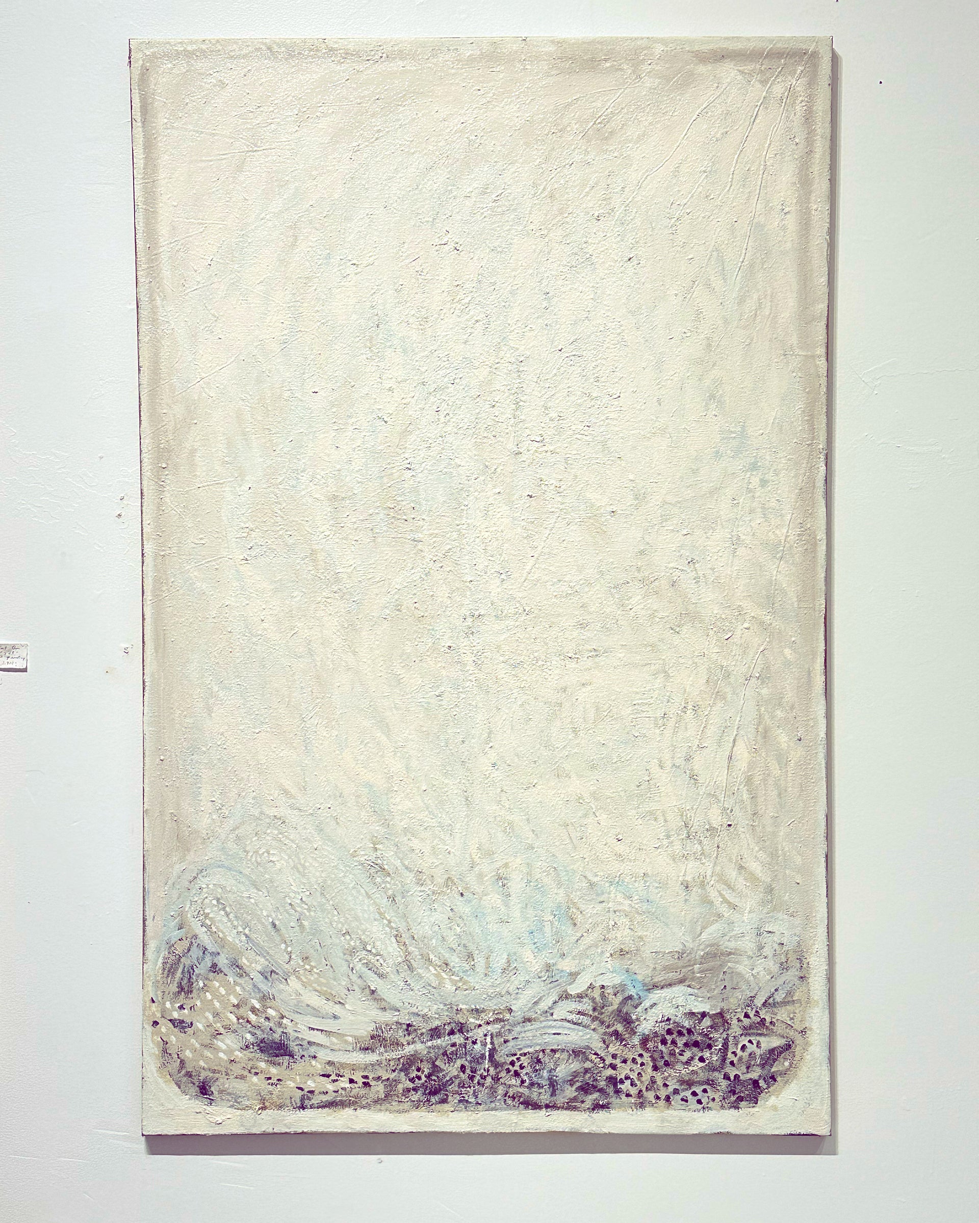 "Hallowed"  abstract oil painting 72" x 48"
