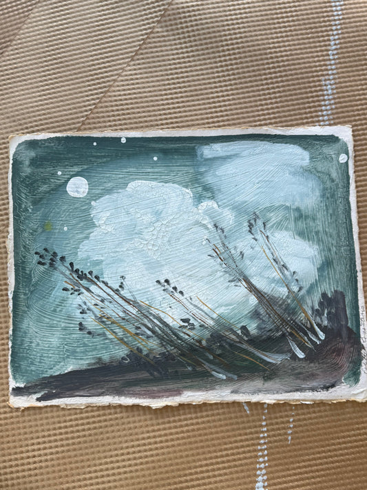 Drift landscape on paper