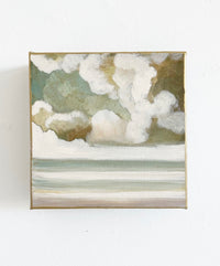 "Leveling Lines" seascape in oil on canvas