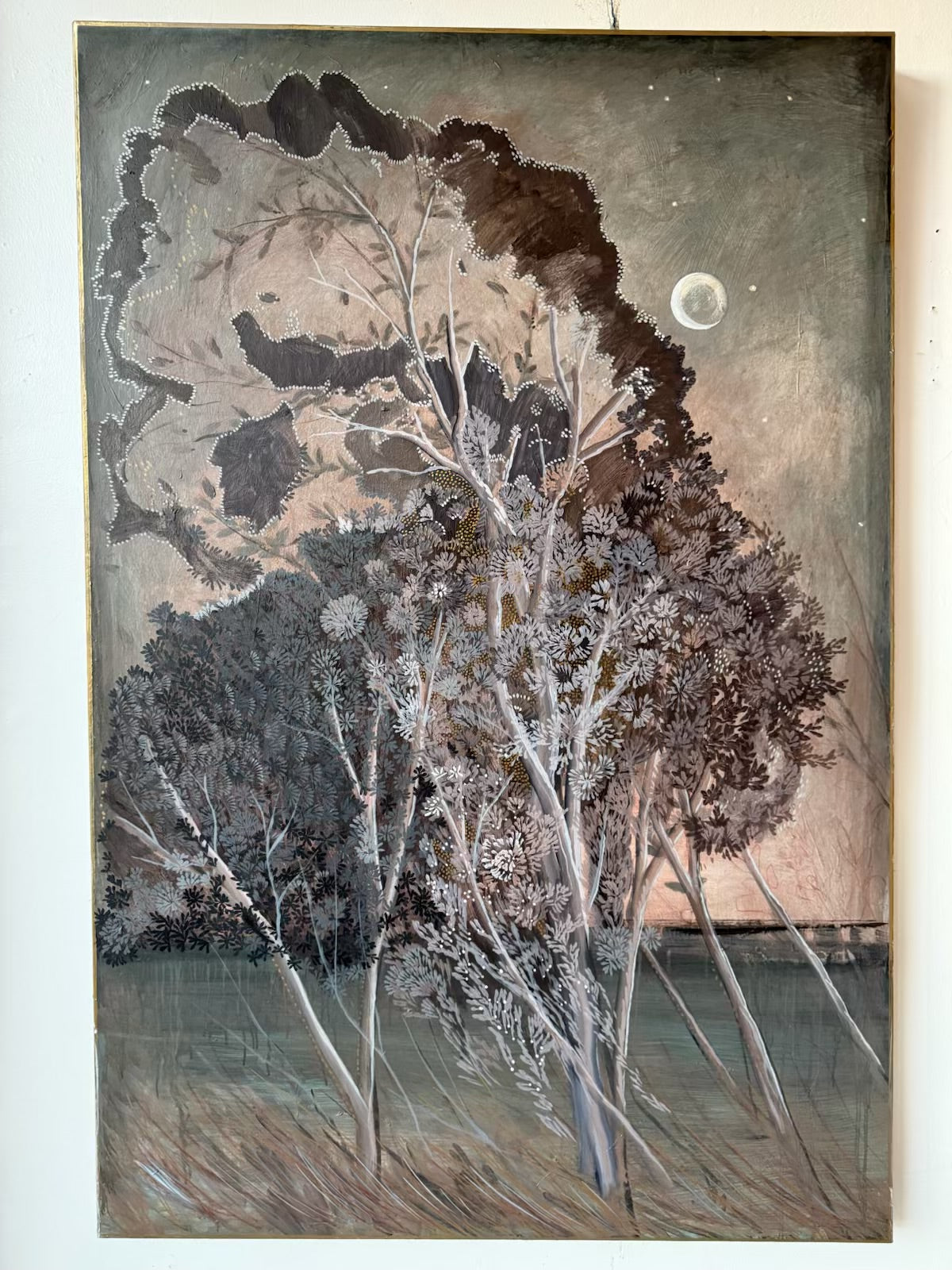 "Ardor" 60" x 40" Acrylic on canvas