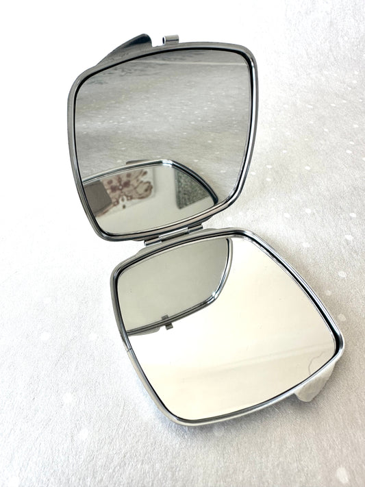 Compact Mirror with Garden Scene by Colette Cosentino