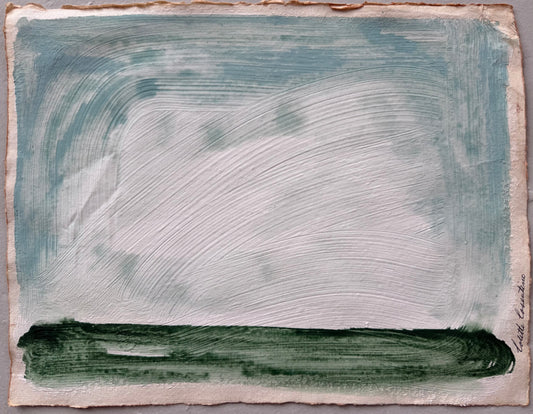 "Green Pastures IV" simple landscape