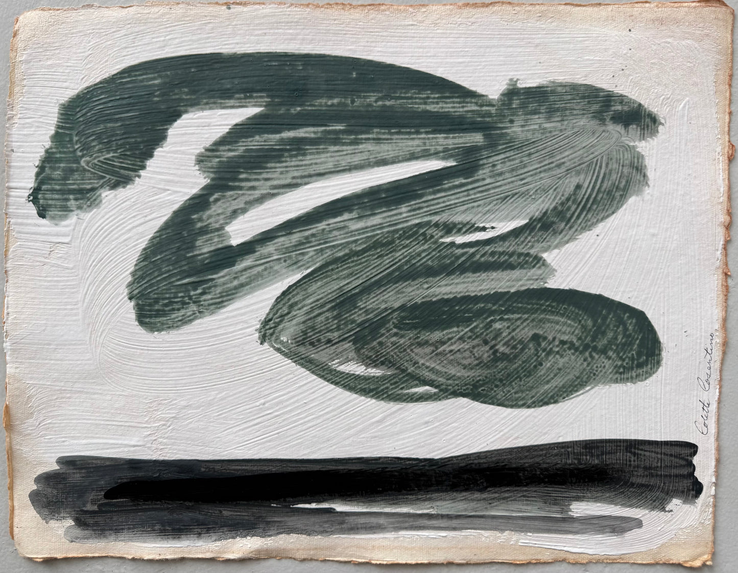 "Flying Thoughts" abstract landscape