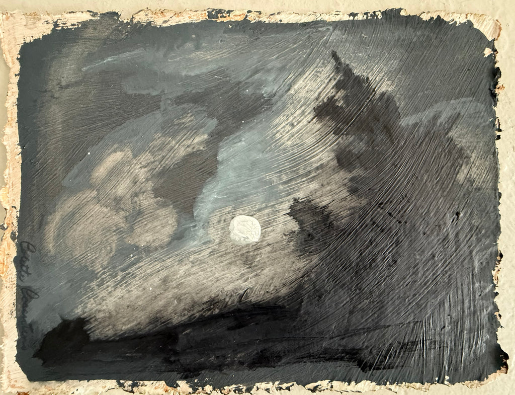 "Dark Night" nocturne with full moon
