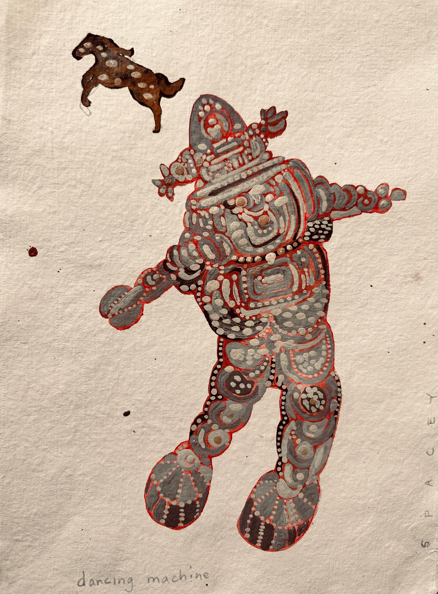 "Immediately, My Love" triptych ink blue and white abstract on canvas