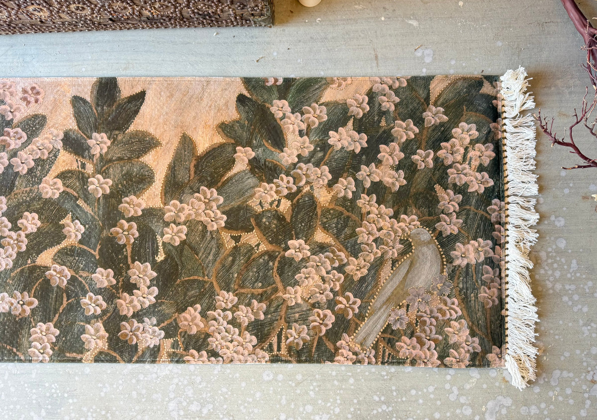 Flowering Brush Rug Runner  PRE-ORDER