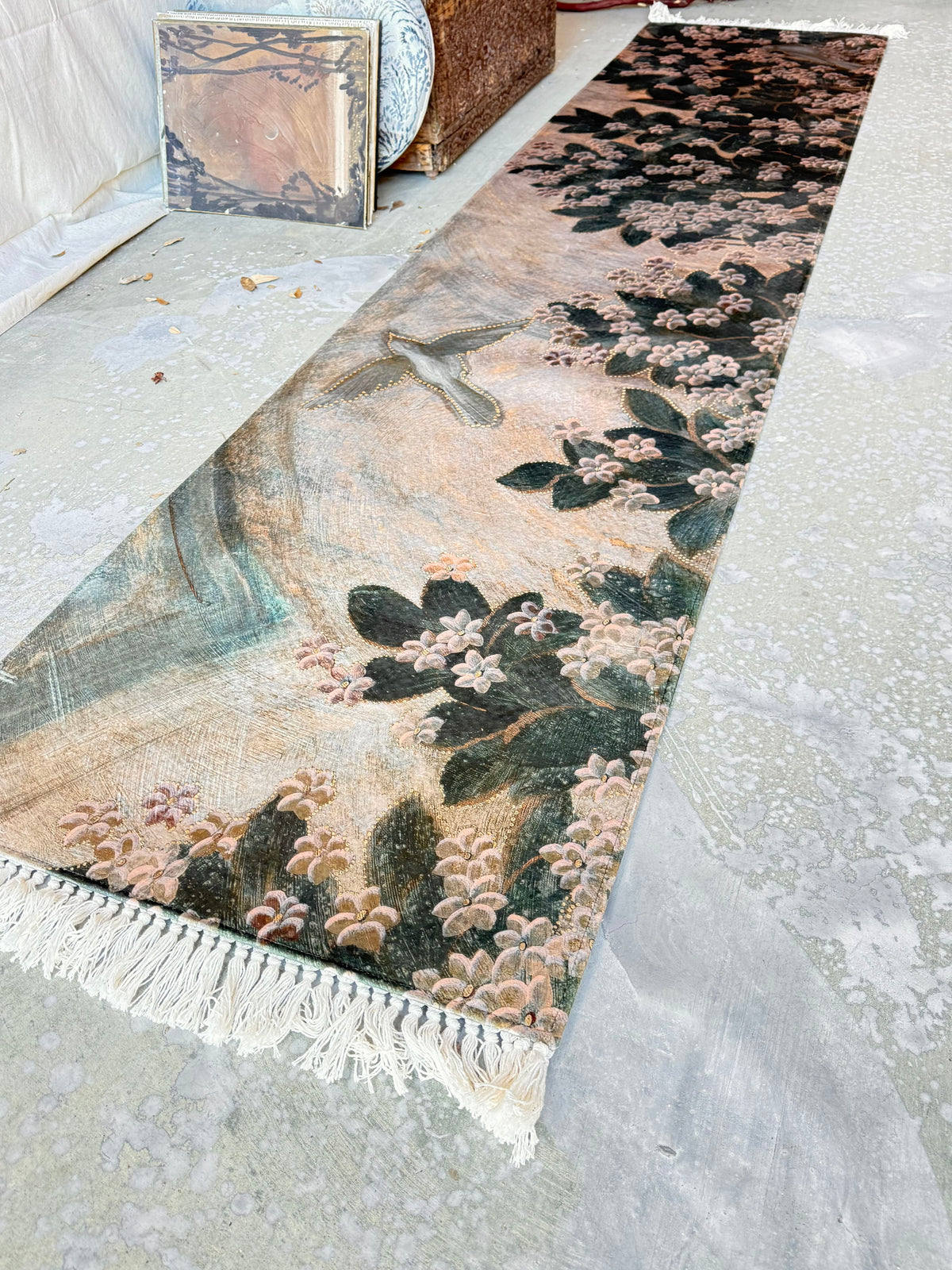 Flowering Brush Rug Runner  PRE-ORDER