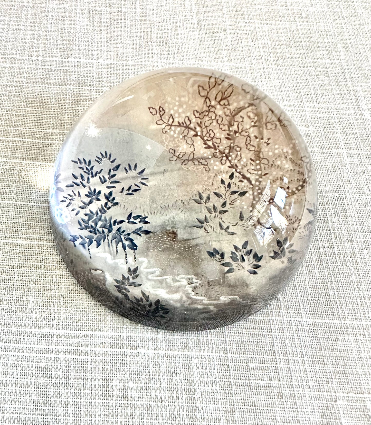 Round Dome paperweight by Colette Cosentino