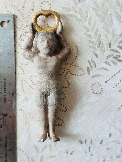 Hand Painted Metal Vintage Boxer Bottle Opener