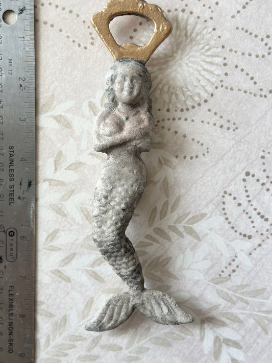 Vintage Metal Mermaid Bottle Opener