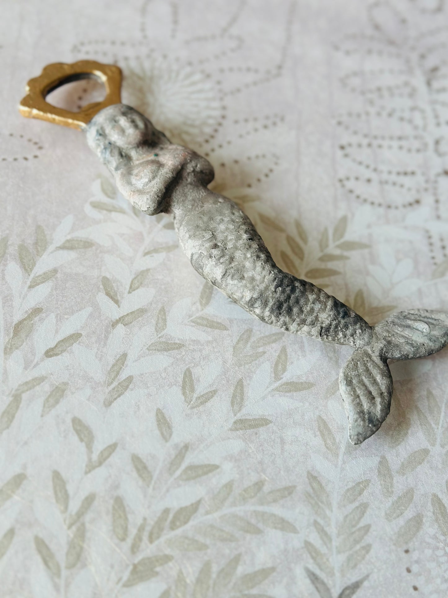 Vintage Metal Mermaid Bottle Opener