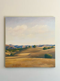 "Valley Views" 36" x 36" oil on wood panel by Amber O'Neill