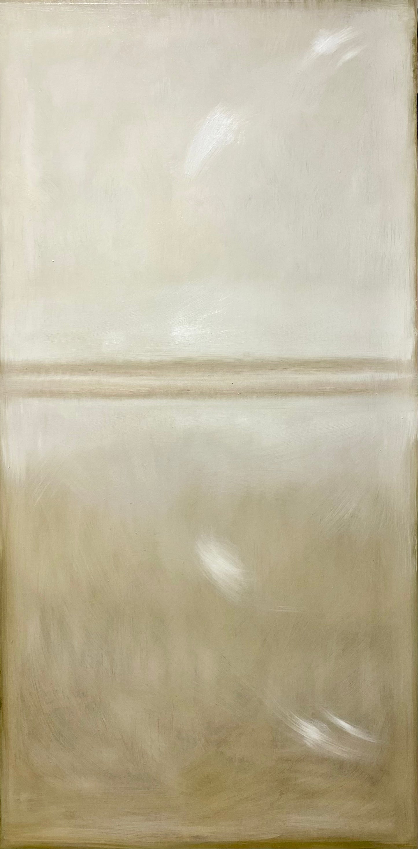 "Upon Reflection"      72" x 30"  oil on canvas