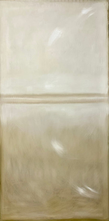 "Upon Reflection"      72" x 30"  oil on canvas