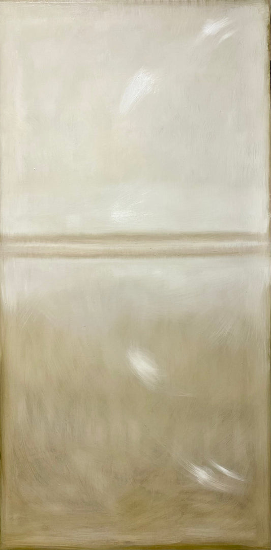 "Upon Reflection"      72" x 30"  oil on canvas