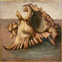 "Shell"  12" x 12" acrylic on canvas 2014