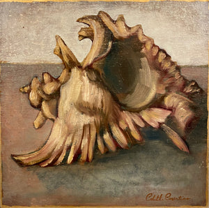 "Shell"  12" x 12" acrylic on canvas 2014