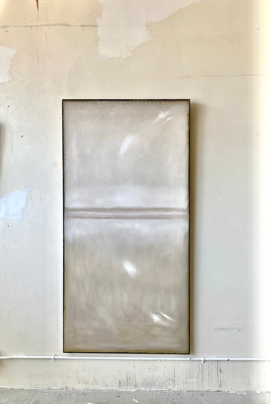 "Upon Reflection"      72" x 30"  oil on canvas