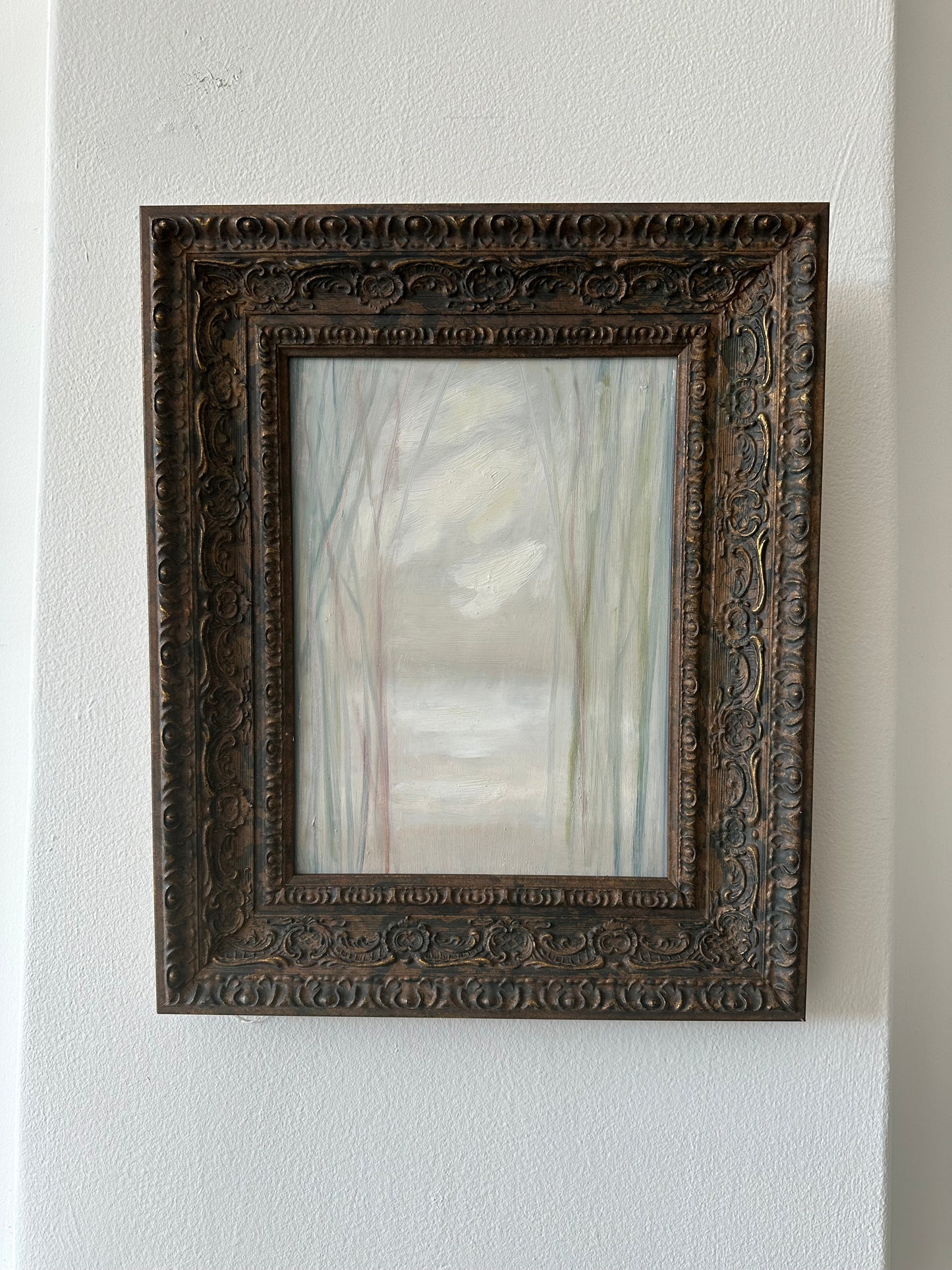 "Daydream" 18" x 14 1/2" framed, oil on canvas