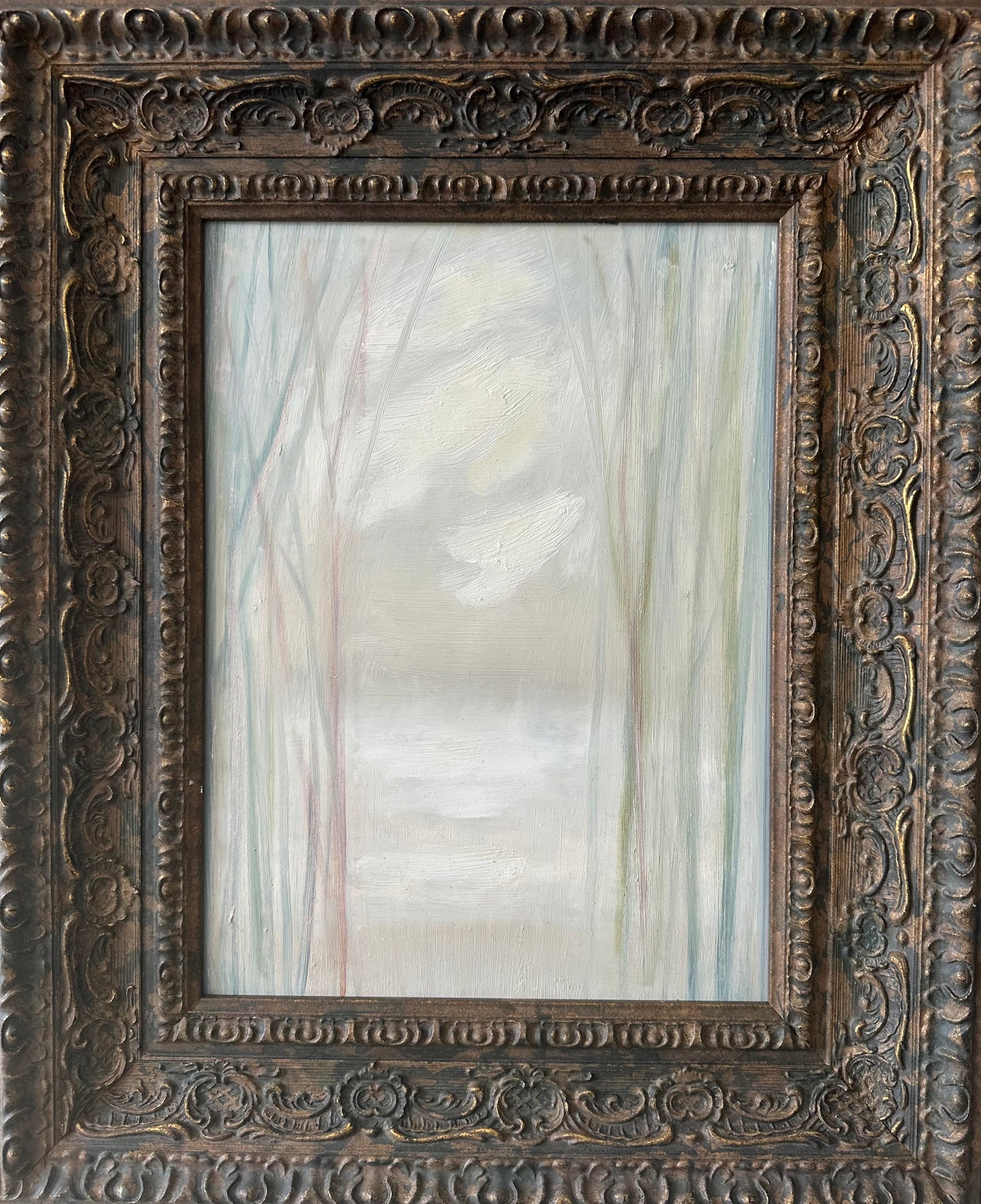 "Daydream" 18" x 14 1/2" framed, oil on canvas