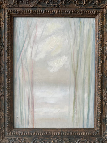 "Daydream" 18" x 14 1/2" framed, oil on canvas