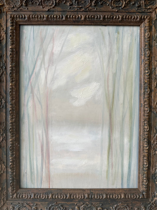 "Daydream" 18" x 14 1/2" framed, oil on canvas