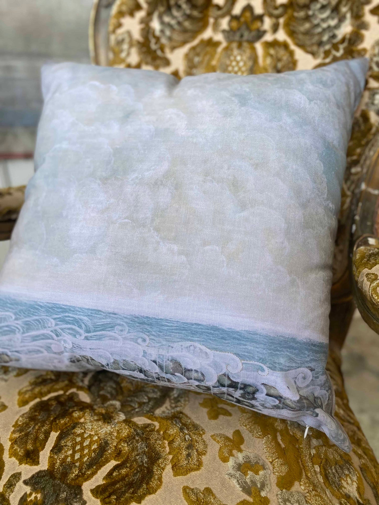 "At Sea" Premium Pillow