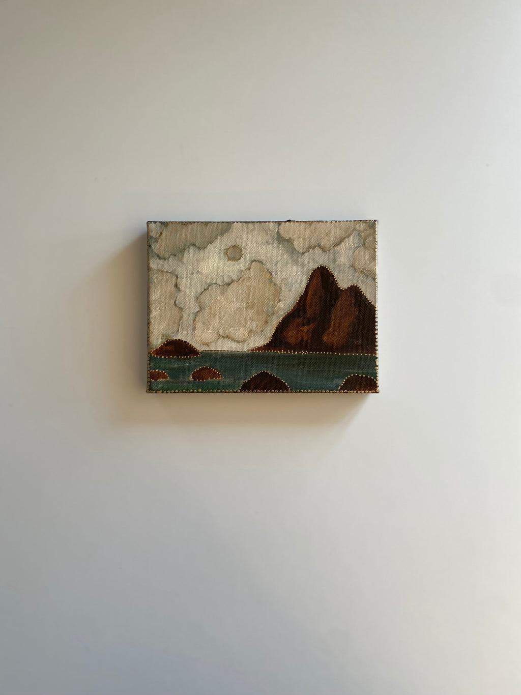 "Charmed" 6" x 8" seascape, oil on canvas