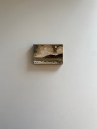 "Changing Tides" 4" x 6" miniature seascape, oil on canvas