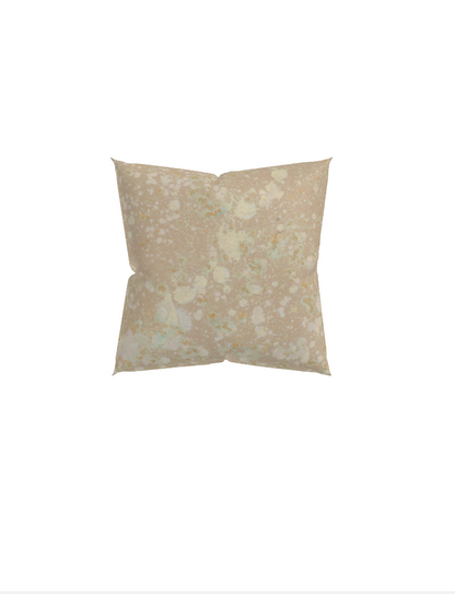 Pink Gilded Spatter Pattern Decorative Accent Pillow