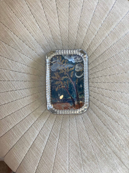 "Twilight" Hand blown glass paperweight, First Edition Run