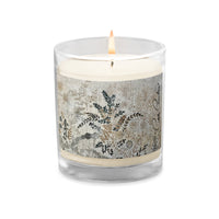 "Gilded Garden" Glass jar soy wax candle