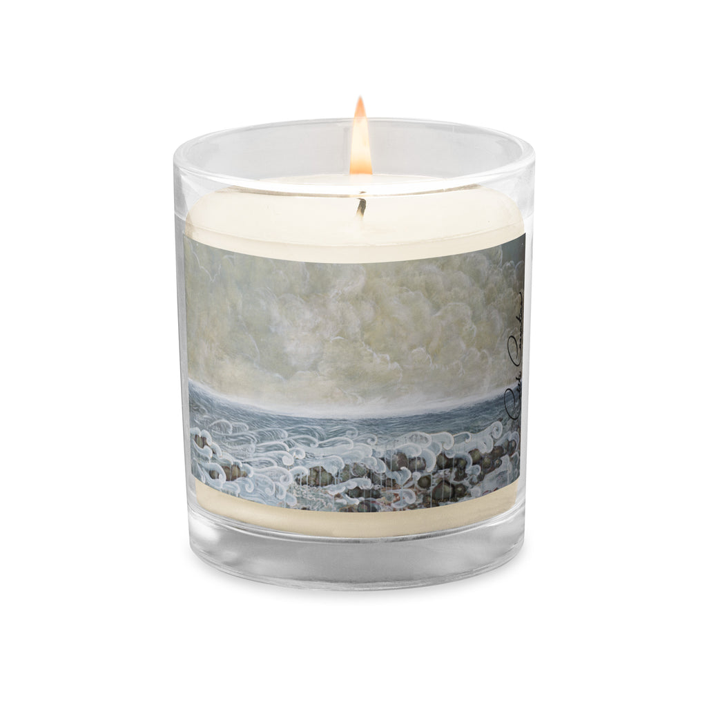 At Sea Glass jar soy wax candle – Colette Cosentino Atelier + Gallery
